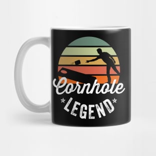 Cornhole Shirt Funny Bean Bag Toss Shirts Cornhole Legend Mug